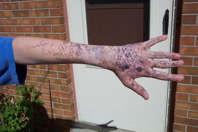 Click on pic for an up-close look into the mind of a 13-year-old.