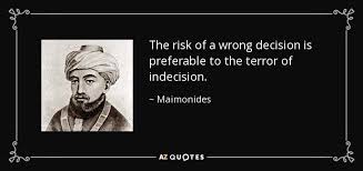 The risk of wrong decision quote