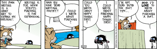 Get Fuzzy on writing as expression