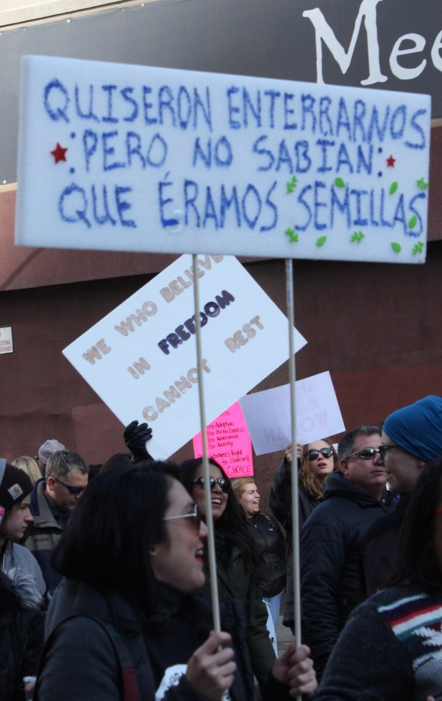 Maybe someone can help me out here. My Spanish is rusty and the online translator came back with "They wanted to enter us but they did not know that we were seeds."